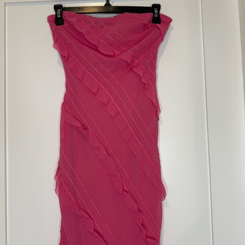 Princess Polly Strapless Pink Dress